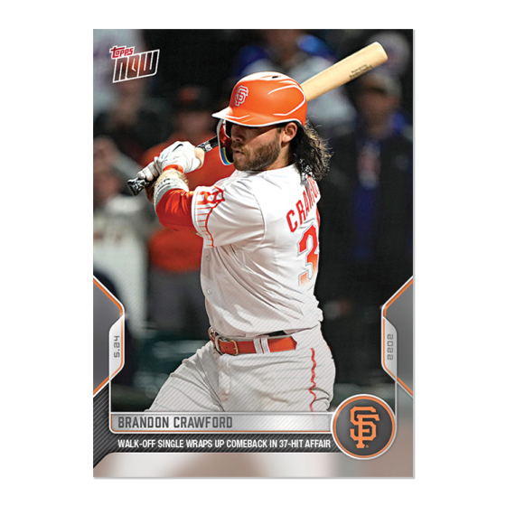 2022 Topps Now #235 Brandon Crawford