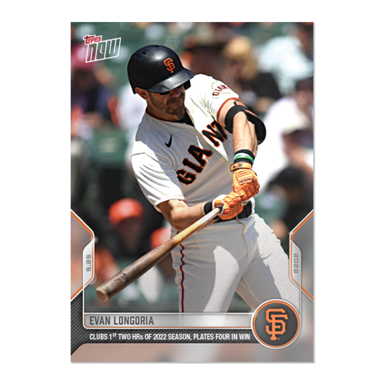 2022 Topps Now #236 Evan Longoria