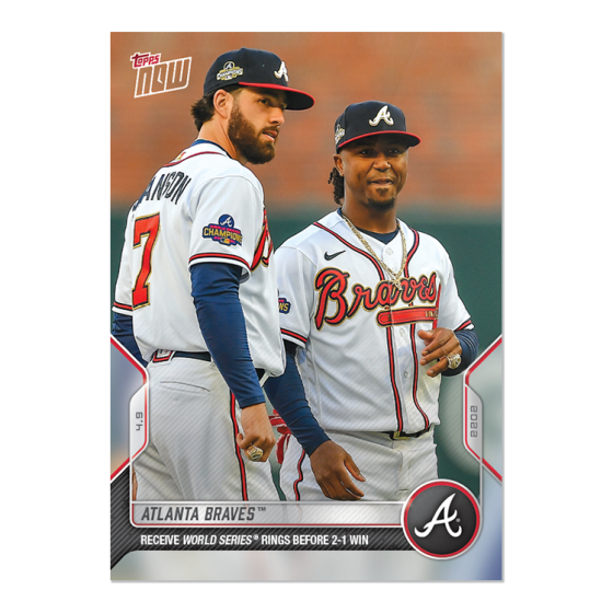 2022 Topps Now #24 Atlanta Braves