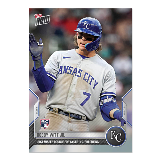 2022 Topps Now #245 Bobby Witt Jr