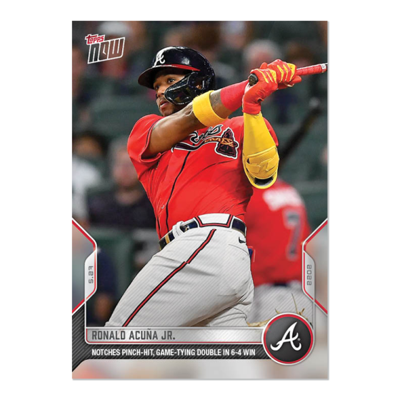 2022 Topps Now #246 Ronald Acuna Jr