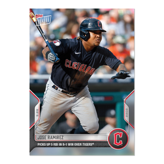 2022 Topps Now #255 Jose Ramirez