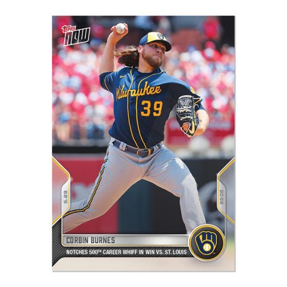 2022 Topps Now #258 Corbin Burnes