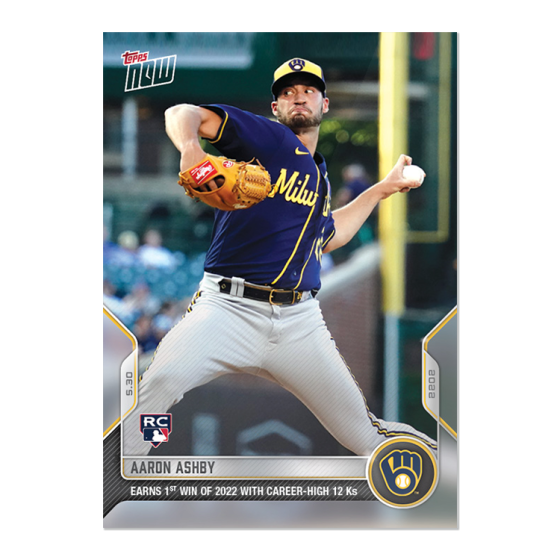 2022 Topps Now #264 Aaron Ashby