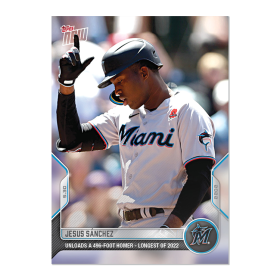 2022 Topps Now #267 Jesus Sanchez
