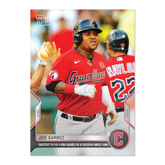 2022 Topps Now #269 Jose Ramirez