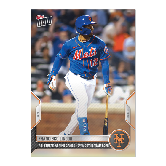 2022 Topps Now #274 Francisco Lindor