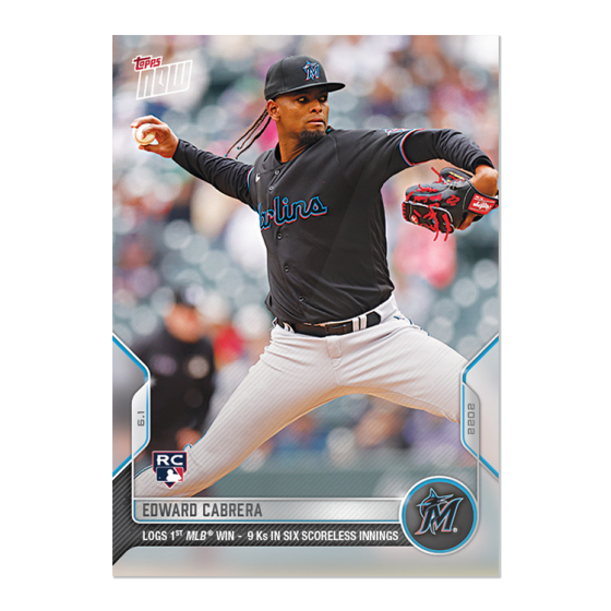 2022 Topps Now #280 Edward Cabrera