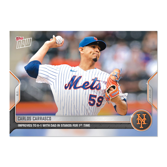 2022 Topps Now #282 Carlos Carrasco