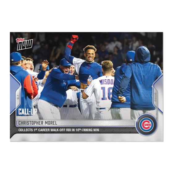 2022 Topps Now #283 Christopher Morel