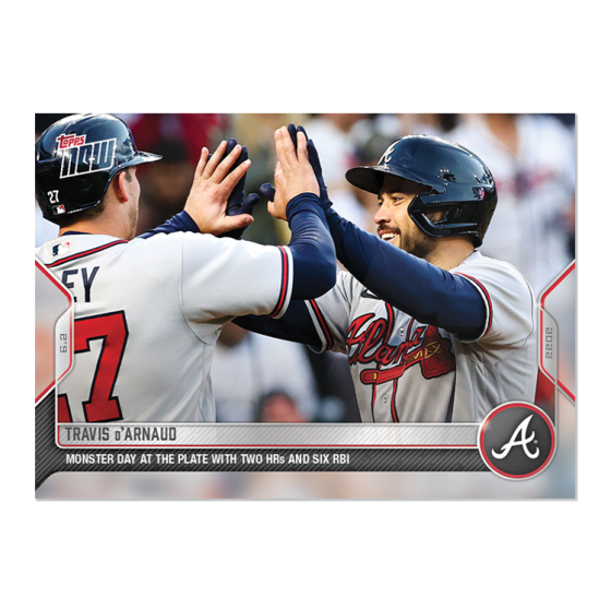 2022 Topps Now #289 Travis d'Arnaud