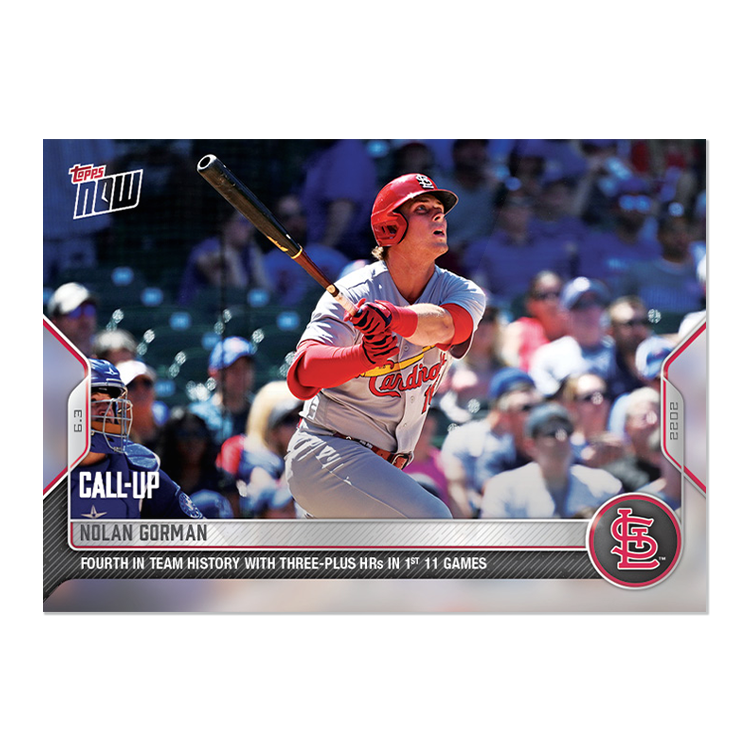 2022 Topps Now #290 Nolan Gorman