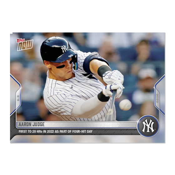 2022 Topps Now #295 Aaron Judge