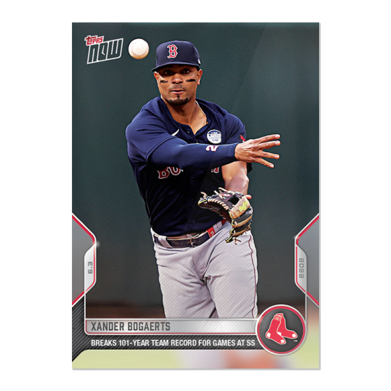 2022 Topps Now #296 Xander Bogaerts