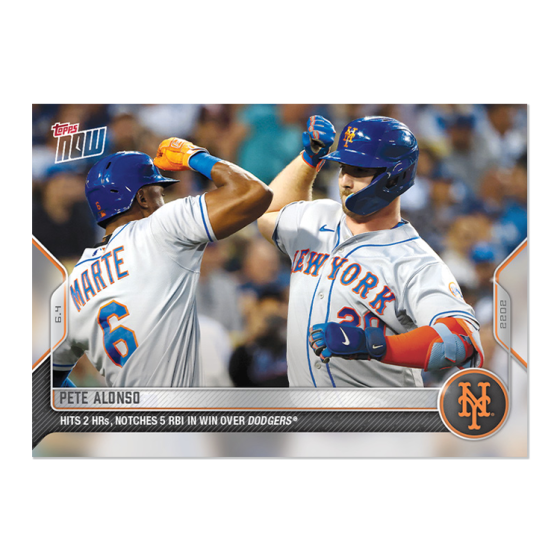 2022 Topps Now #297 Pete Alonso