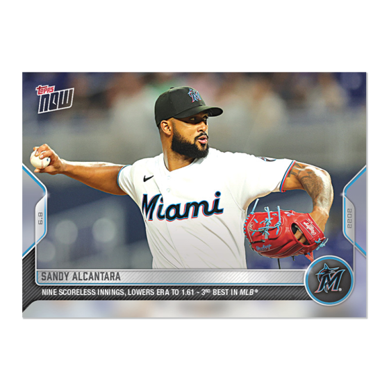 2022 Topps Now #319 Sandy Alcantara