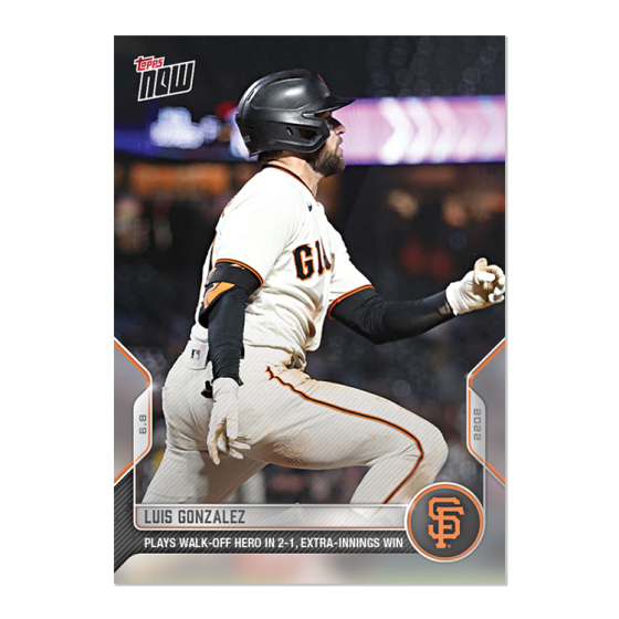 2022 Topps Now #323 Luis Gonzalez