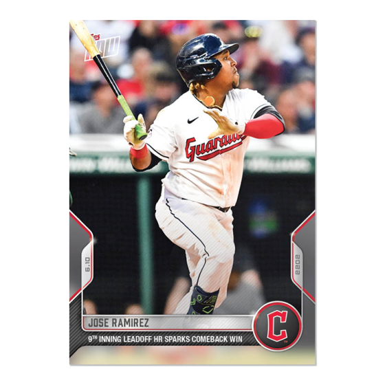 2022 Topps Now #328 Jose Ramirez