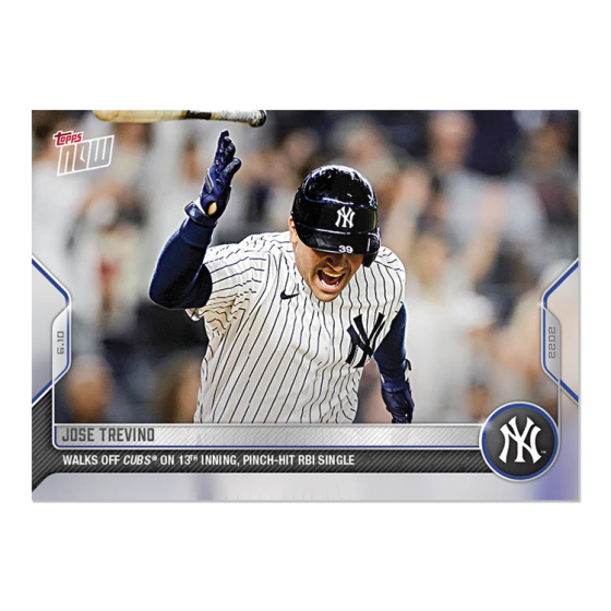 2022 Topps Now #329 Jose Trevino