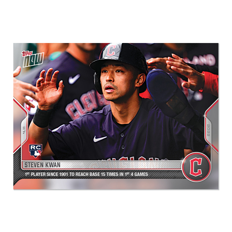 2022 Topps Now #33 Steven Kwan