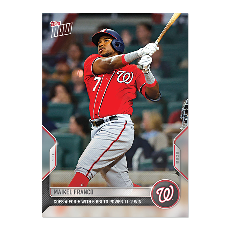 2022 Topps Now #34 Maikel Franco