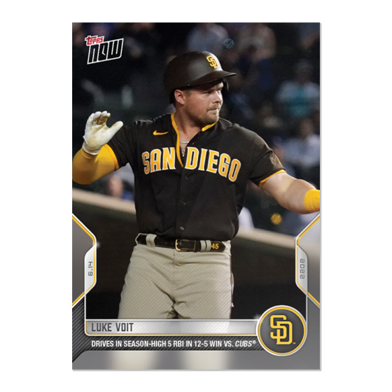 2022 Topps Now #348 Luke Voit
