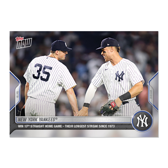2022 Topps Now #353 New York Yankees