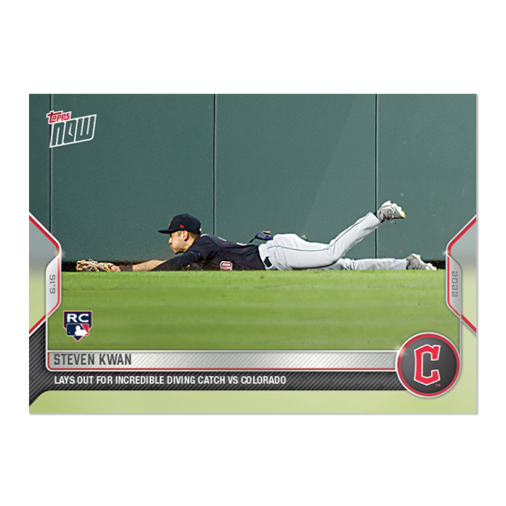 2022 Topps Now #356 Steven Kwan