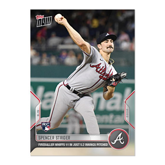 2022 Topps Now #358 Spencer Strider