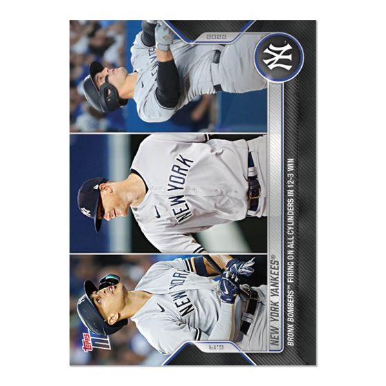 2022 Topps Now #366 New York Yankees
