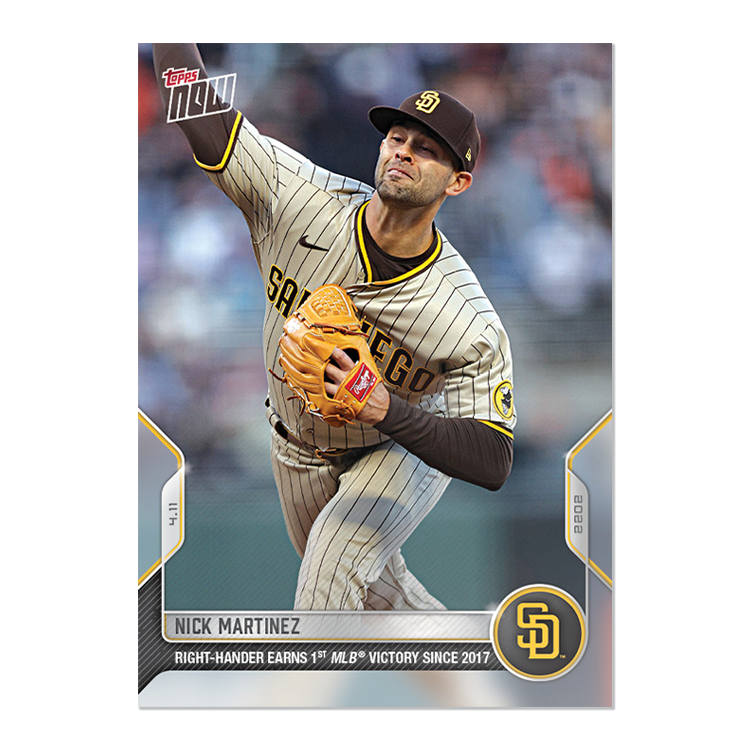 2022 Topps Now #37 Nick Martinez