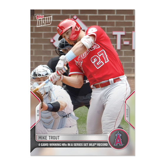 2022 Topps Now #373 Mike Trout