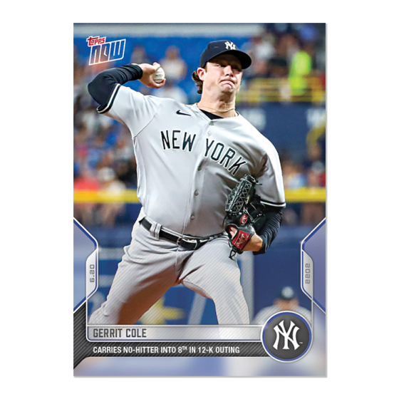 2022 Topps Now #379 Gerrit Cole