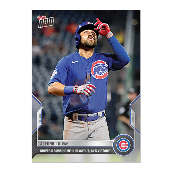 2022 Topps Now #393 Alfonso Rivas