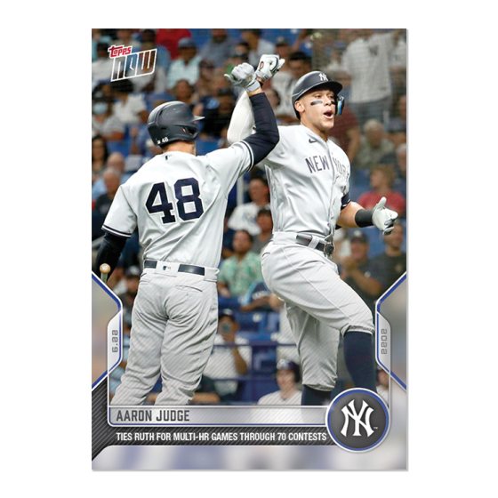 2022 Topps Now #394 Aaron Judge