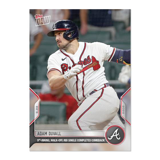 2022 Topps Now #395 Adam Duvall