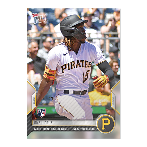 2022 Topps Now #398 Oneil Cruz