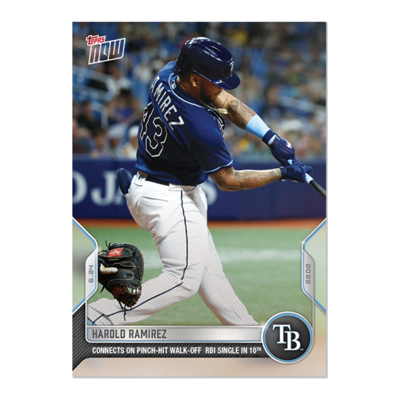 2022 Topps Now #403 Harold Ramirez