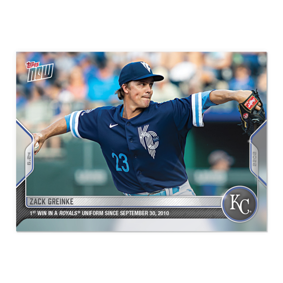 2022 Topps Now #405 Zack Greinke