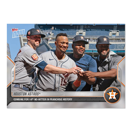 2022 Topps Now #409 Houston Astros