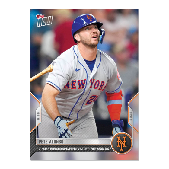 2022 Topps Now #410 Pete Alonso