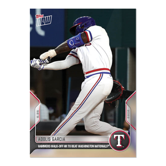 2022 Topps Now #412 Adolis Garcia