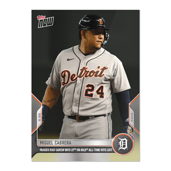 2022 Topps Now #419 Miguel Cabrera