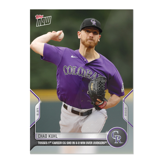 2022 Topps Now #421 Chad Kuhl