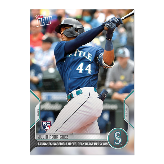 2022 Topps Now #432 Julio Rodriguez