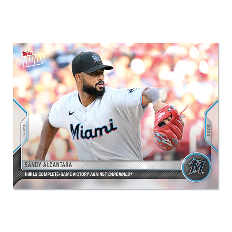 2022 Topps Now #435 Sandy Alcantara