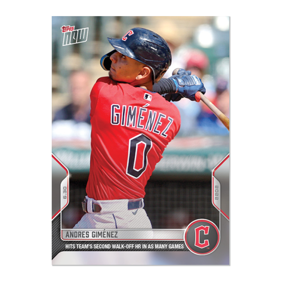 2022 Topps Now #437 Andres Gimenez