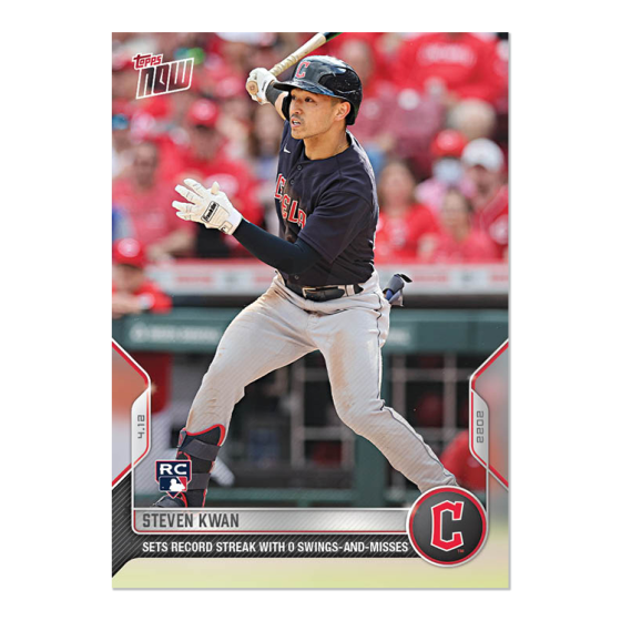 2022 Topps Now #44 Steven Kwan