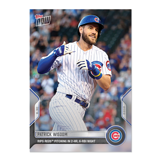 2022 Topps Now #441 Patrick Wisdom