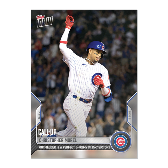 2022 Topps Now #443 Christopher Morel